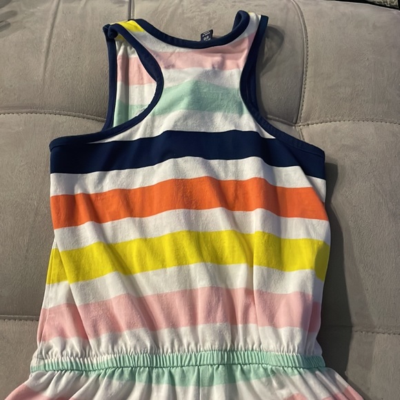 Nautica girls size 8/10 jumper/romper. In good used condition. Multi colored. - Picture 3 of 8